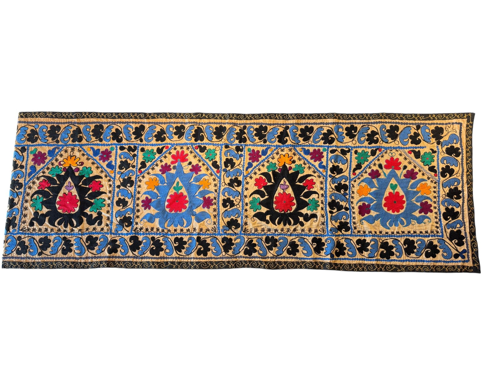 Huge 150" Suzani Texile Runner - 2