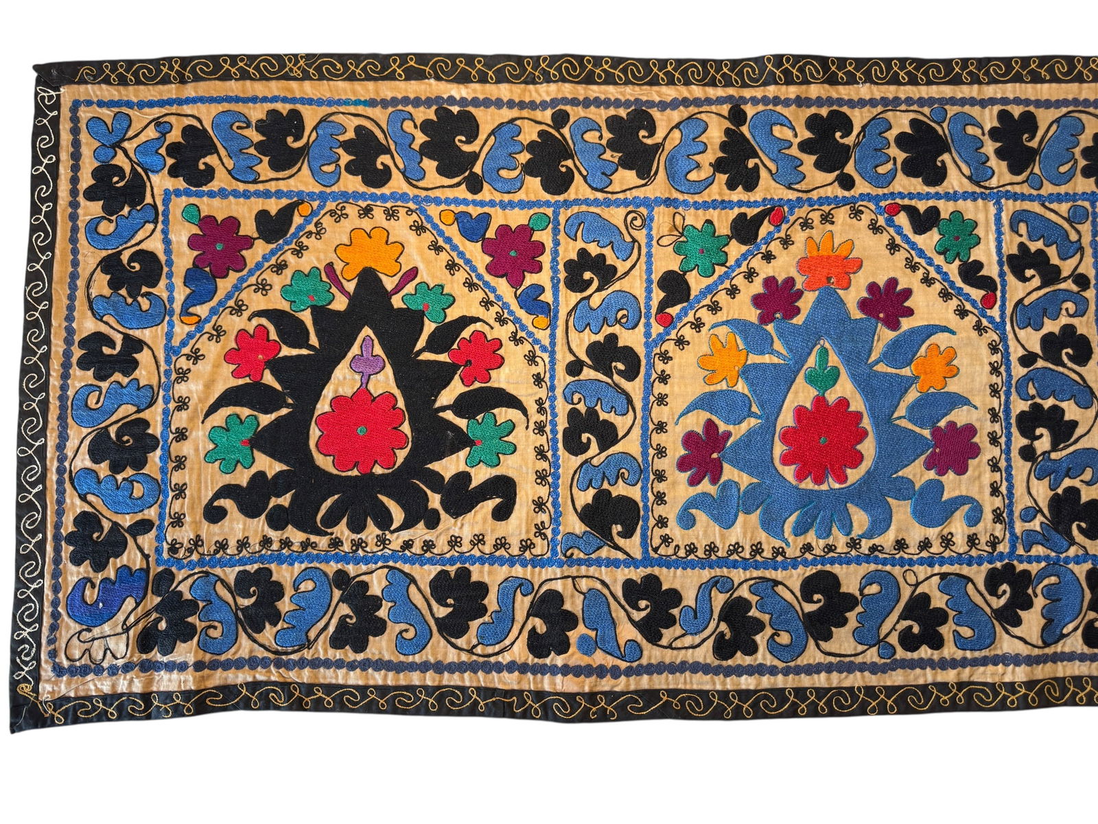 Huge 150" Suzani Texile Runner - 3