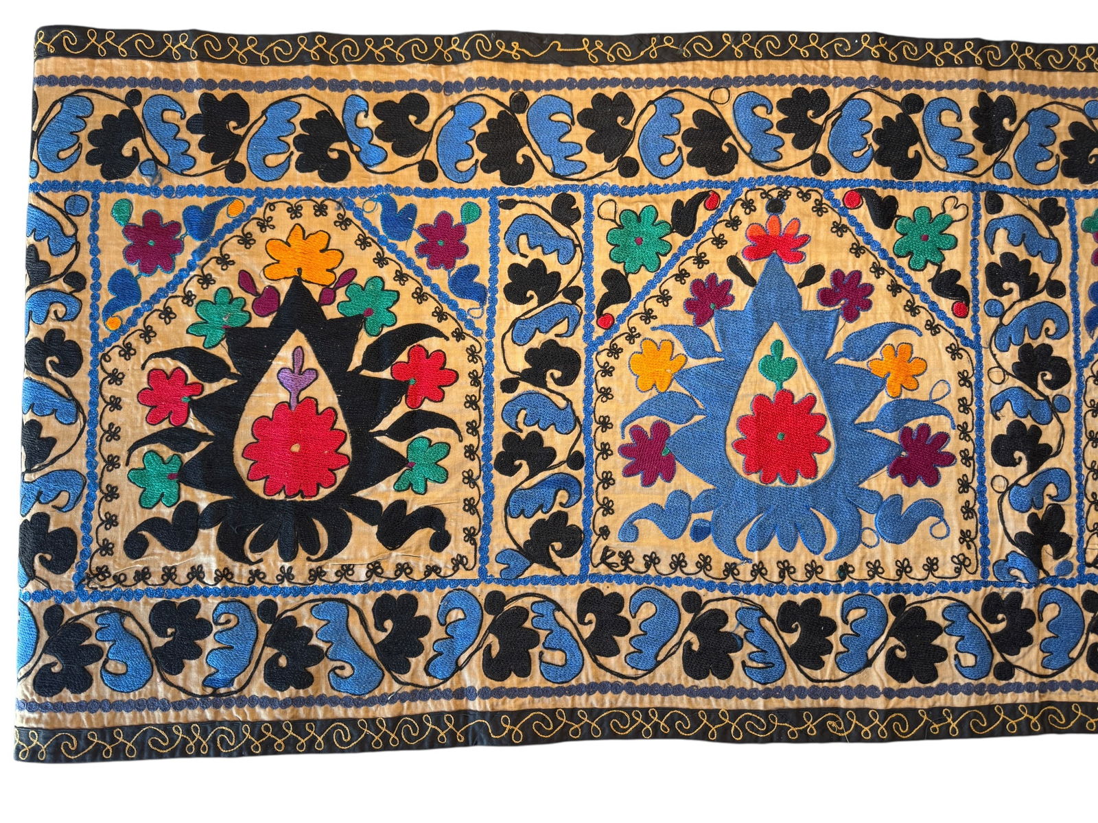 Huge 150" Suzani Texile Runner - 4