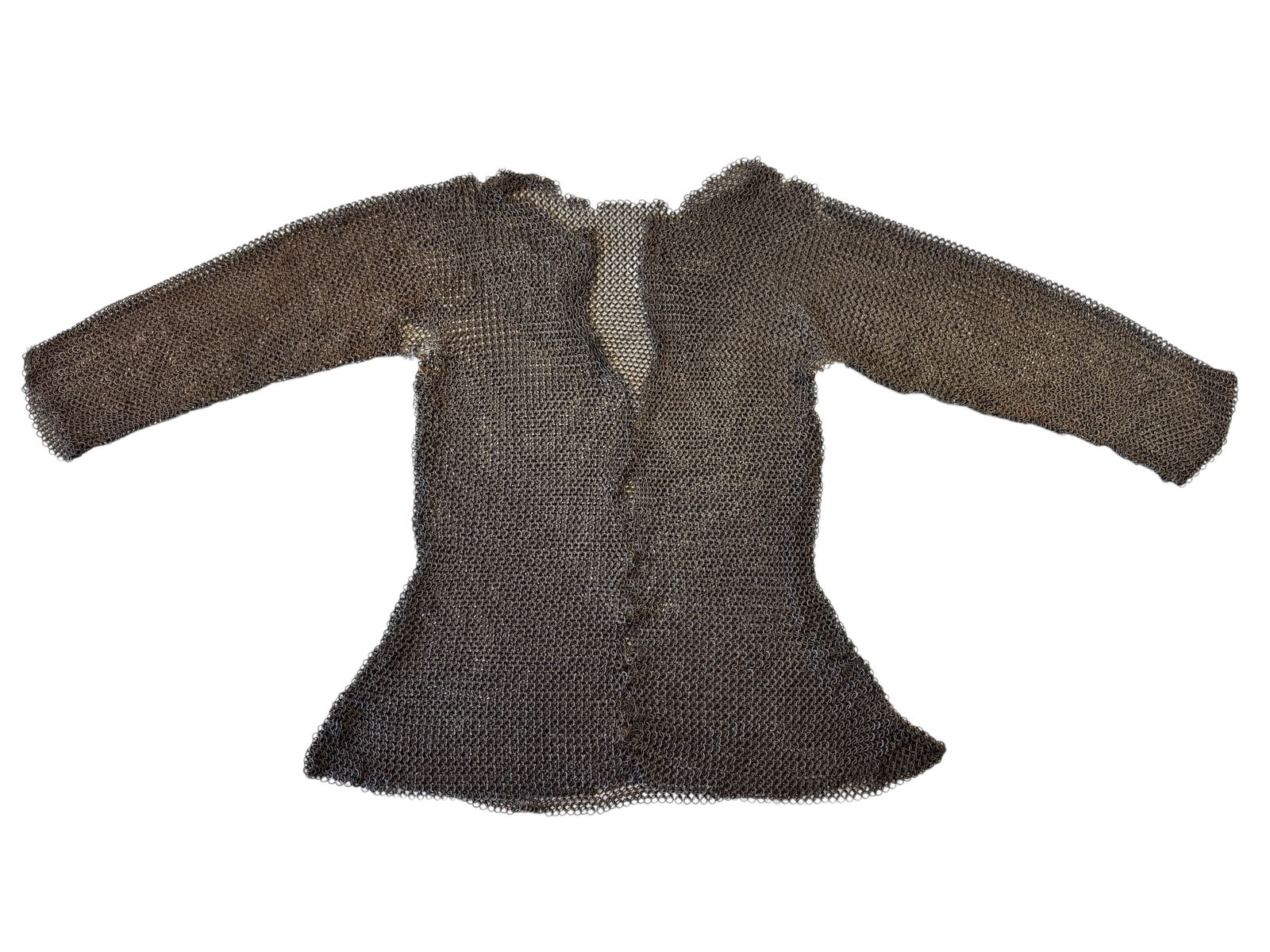Chain Mail Shirt: Weighs approximately 9lbs. Photos are part of the description and should tell the whole story.