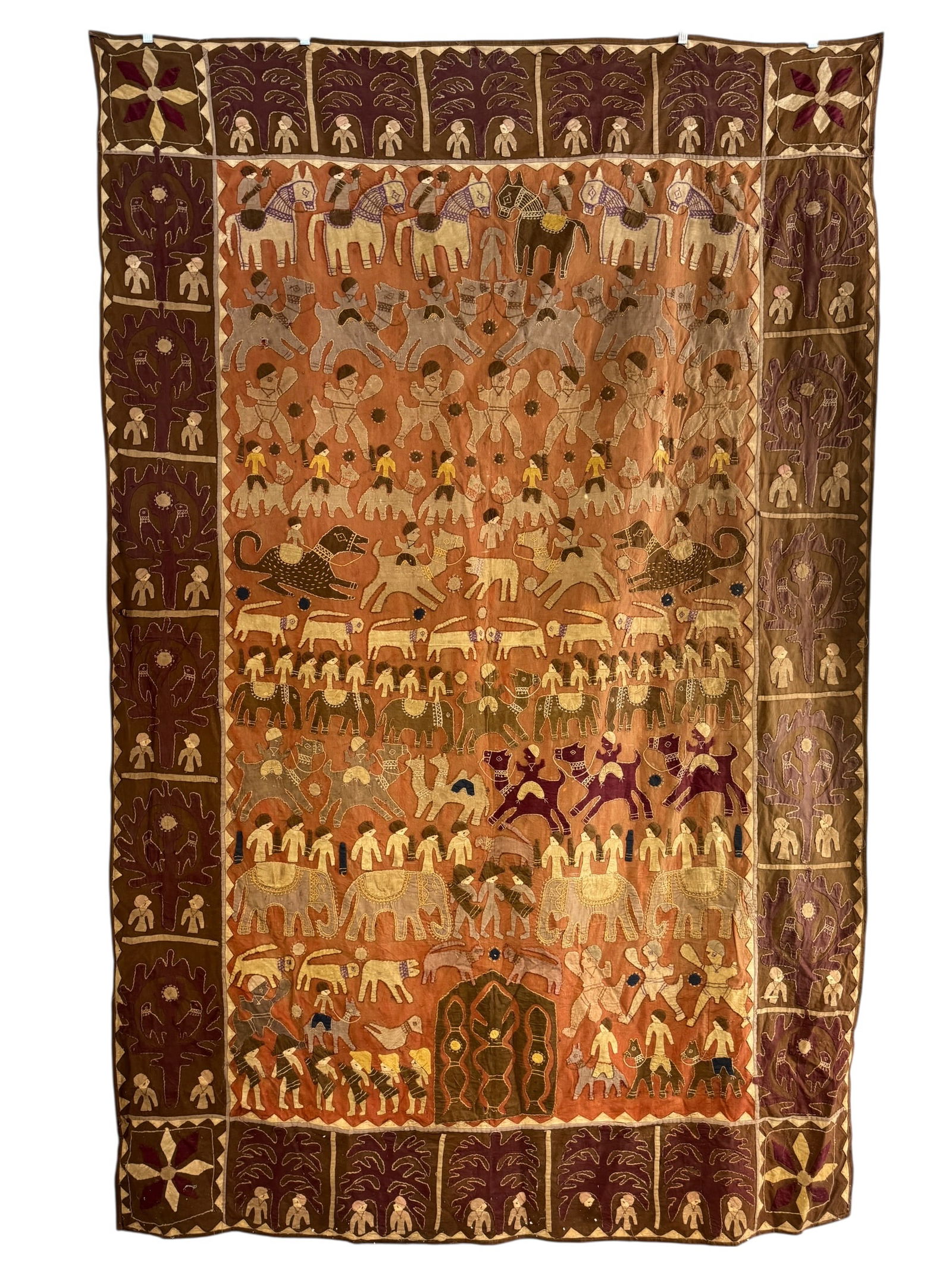 Large Indian Kanduri Shrine Cloth: Photos are part of the description and should tell the whole story.