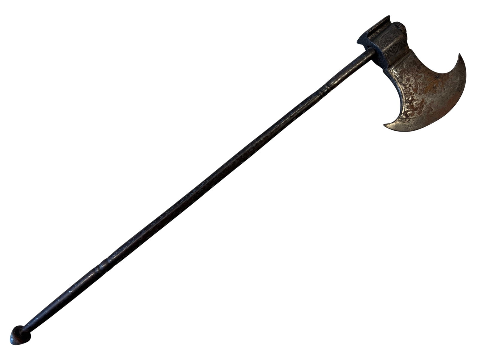 Indo-Persian Tabar Battle Axe: Photos are part of the description and should tell the whole story.
