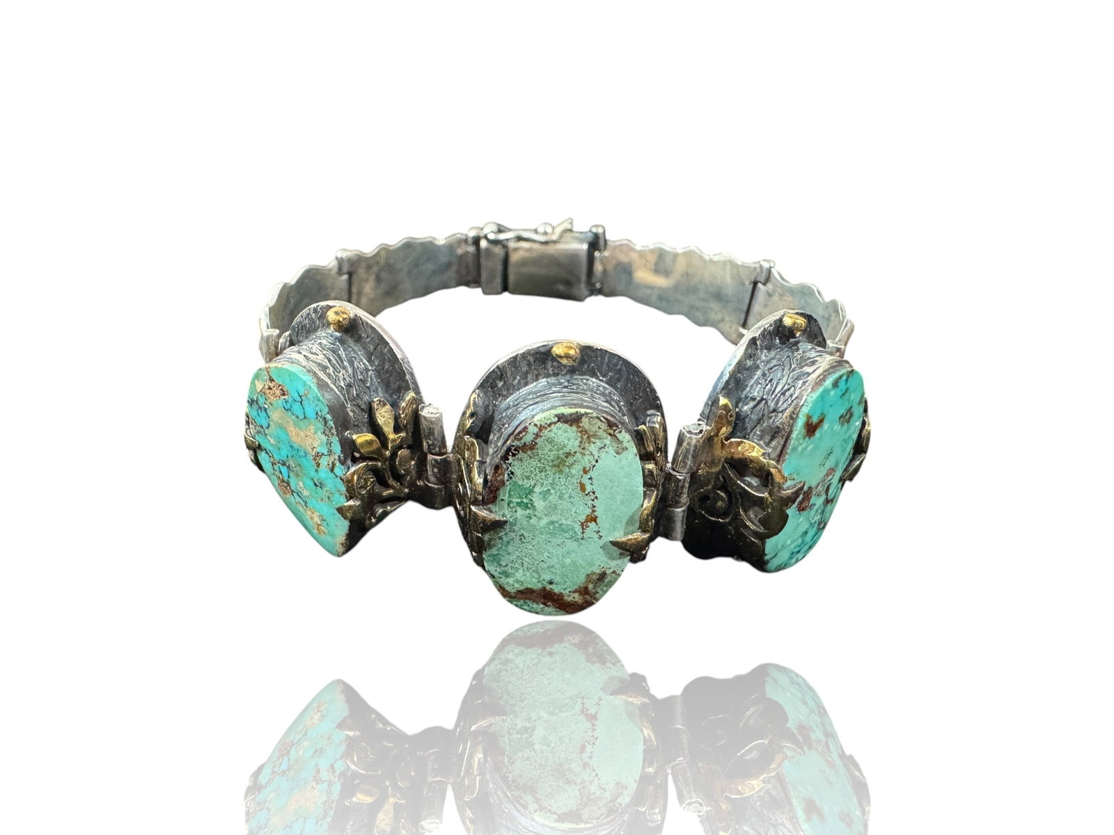 Bora Persian Sterling Silver (.925) & Turquoise Bracelet (1 of 6)