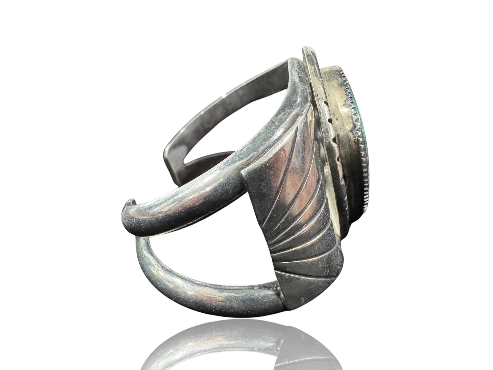 Silver & Turquoise Cuff - 4