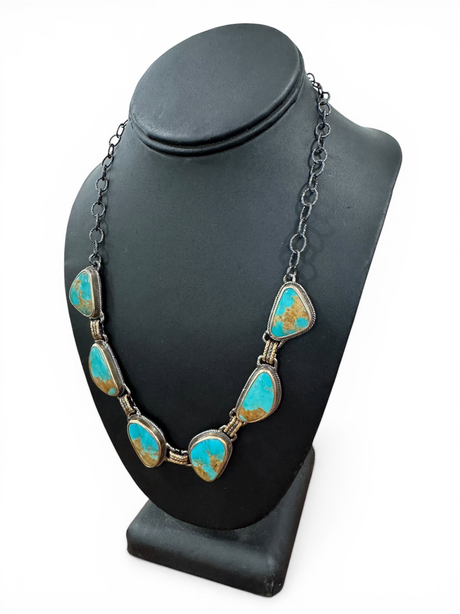 Bora Persian Sterling Silver (.925) & Turquoise Necklace (1 of 5)