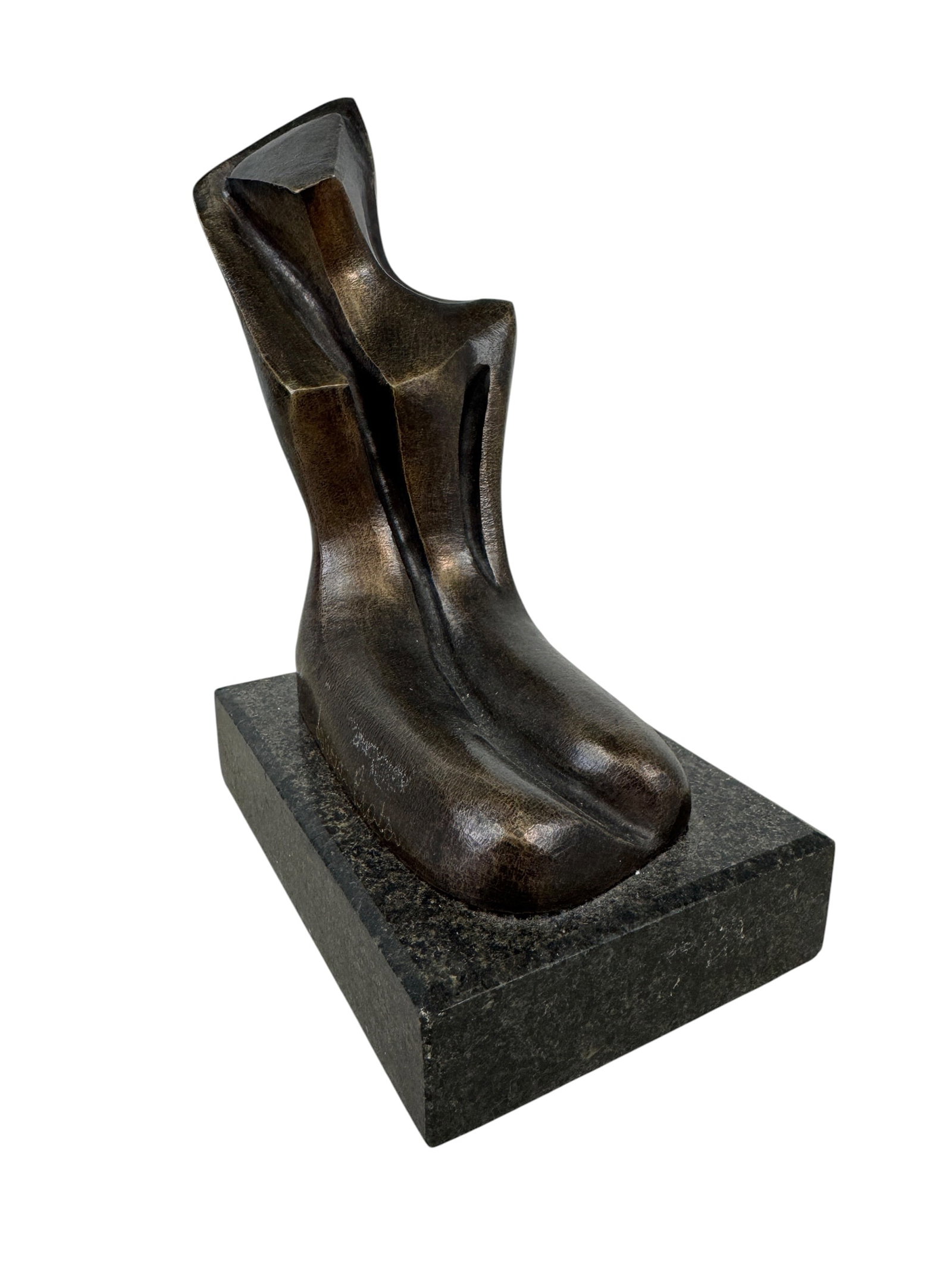 Signed Lucia Prata Bronze Woman Sculpture: Photos are part of the description and should tell the whole story.