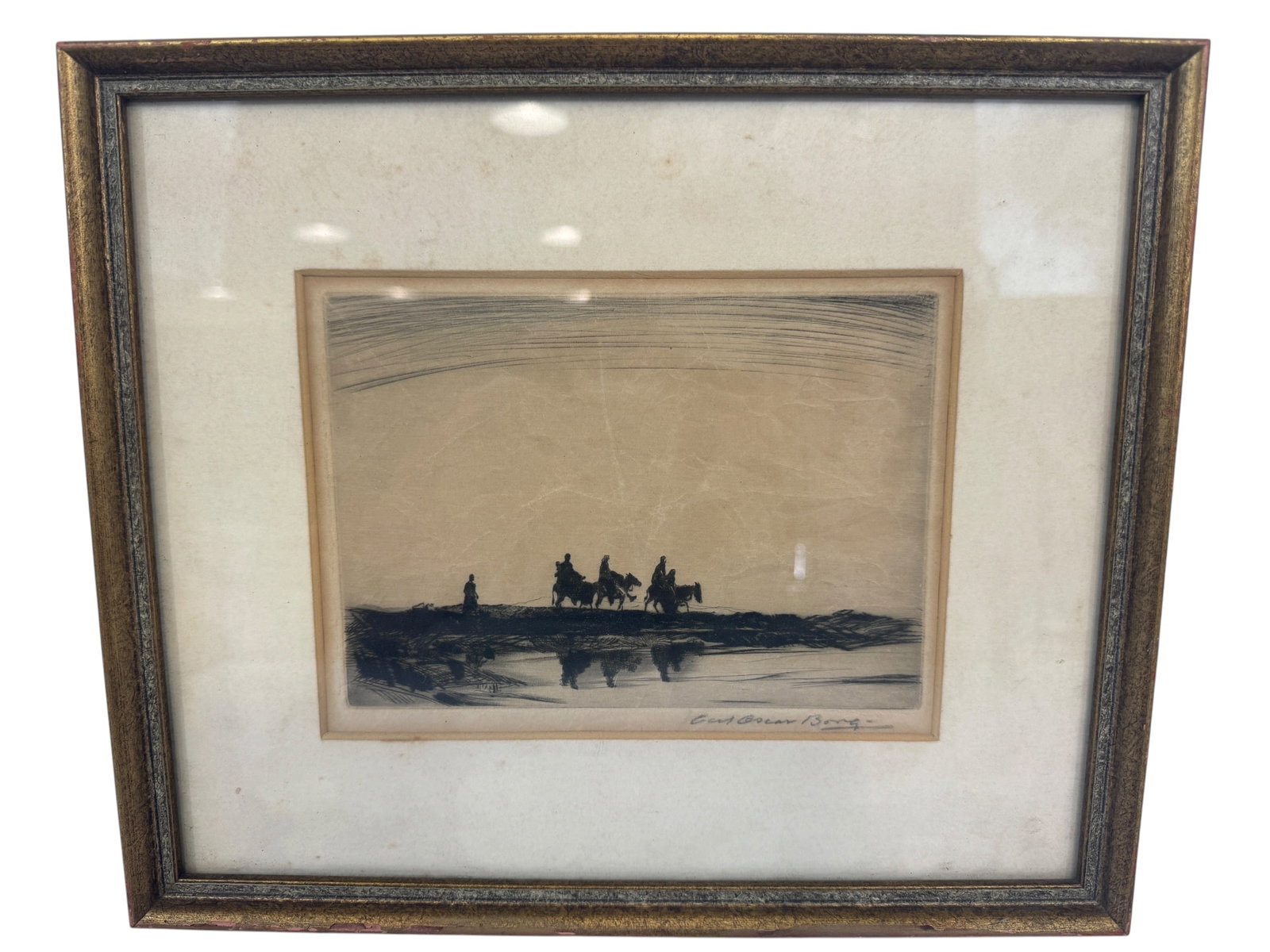 Carl Oscar Borg Etching (1 of 6)