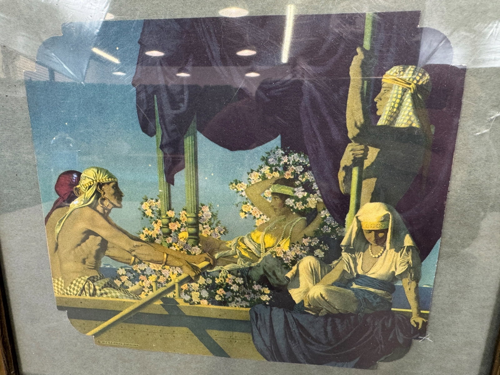 Maxfield Parrish Cleopatra 1917 Original Print - 2