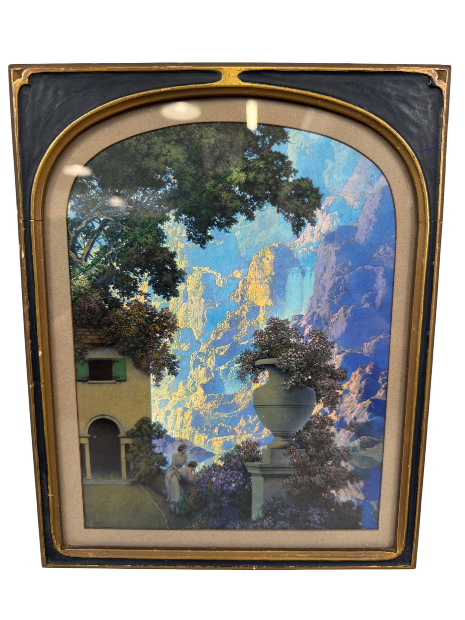 Maxfield Parrish "Sunrise" Original Print (1 of 5)