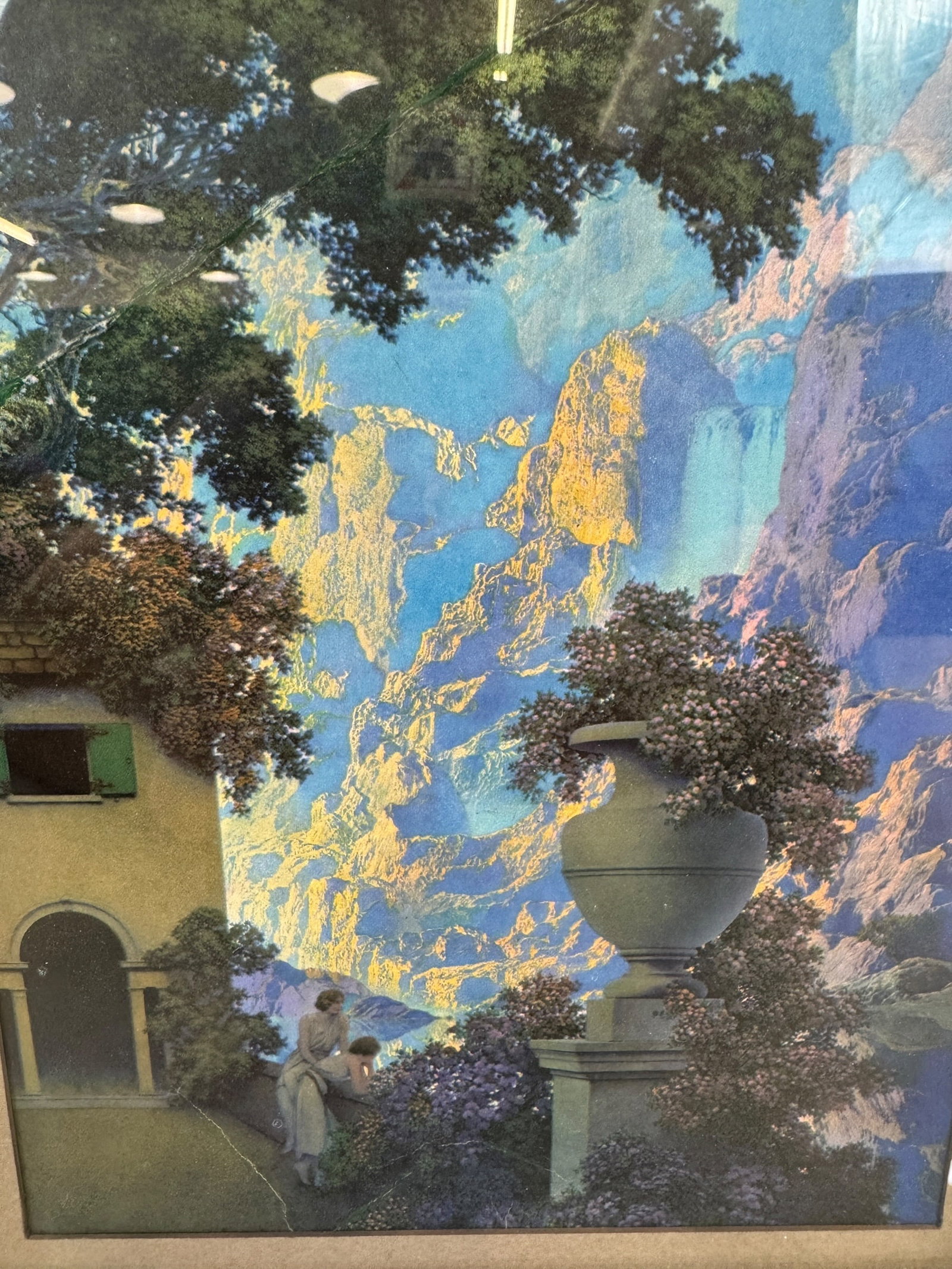 Maxfield Parrish "Sunrise" Original Print - 2