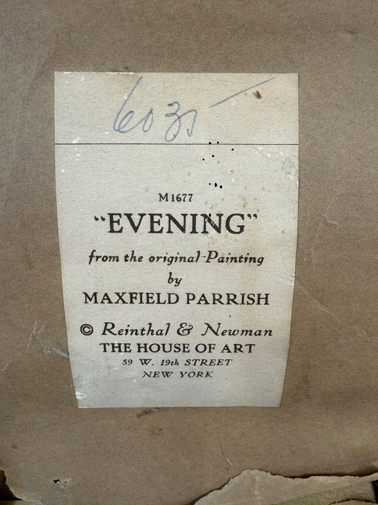 Maxfield Parrish "Evening" Original Print - 7