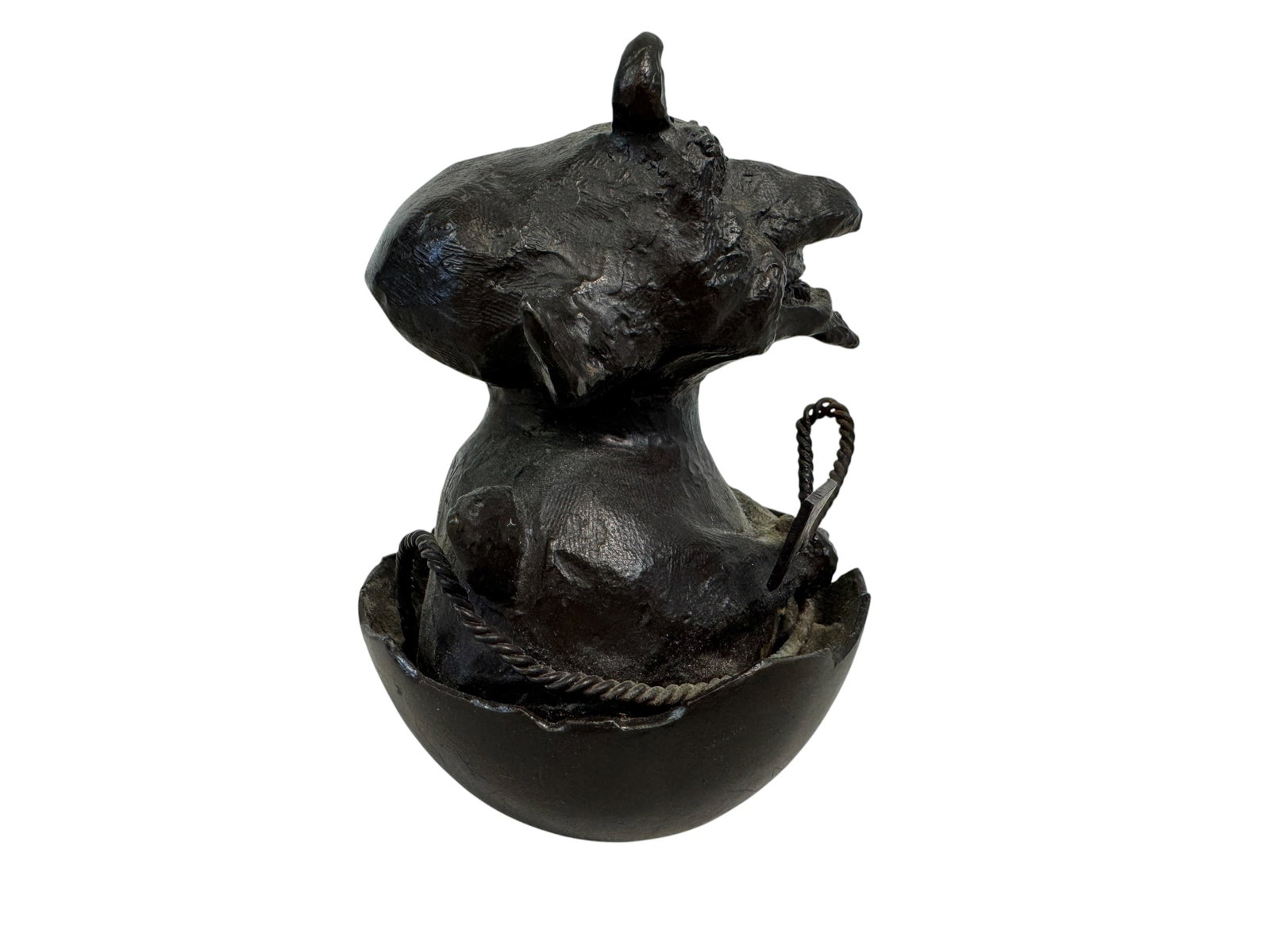 Charles Bragg Bronze "Deviled Egg" Sculpture - 4