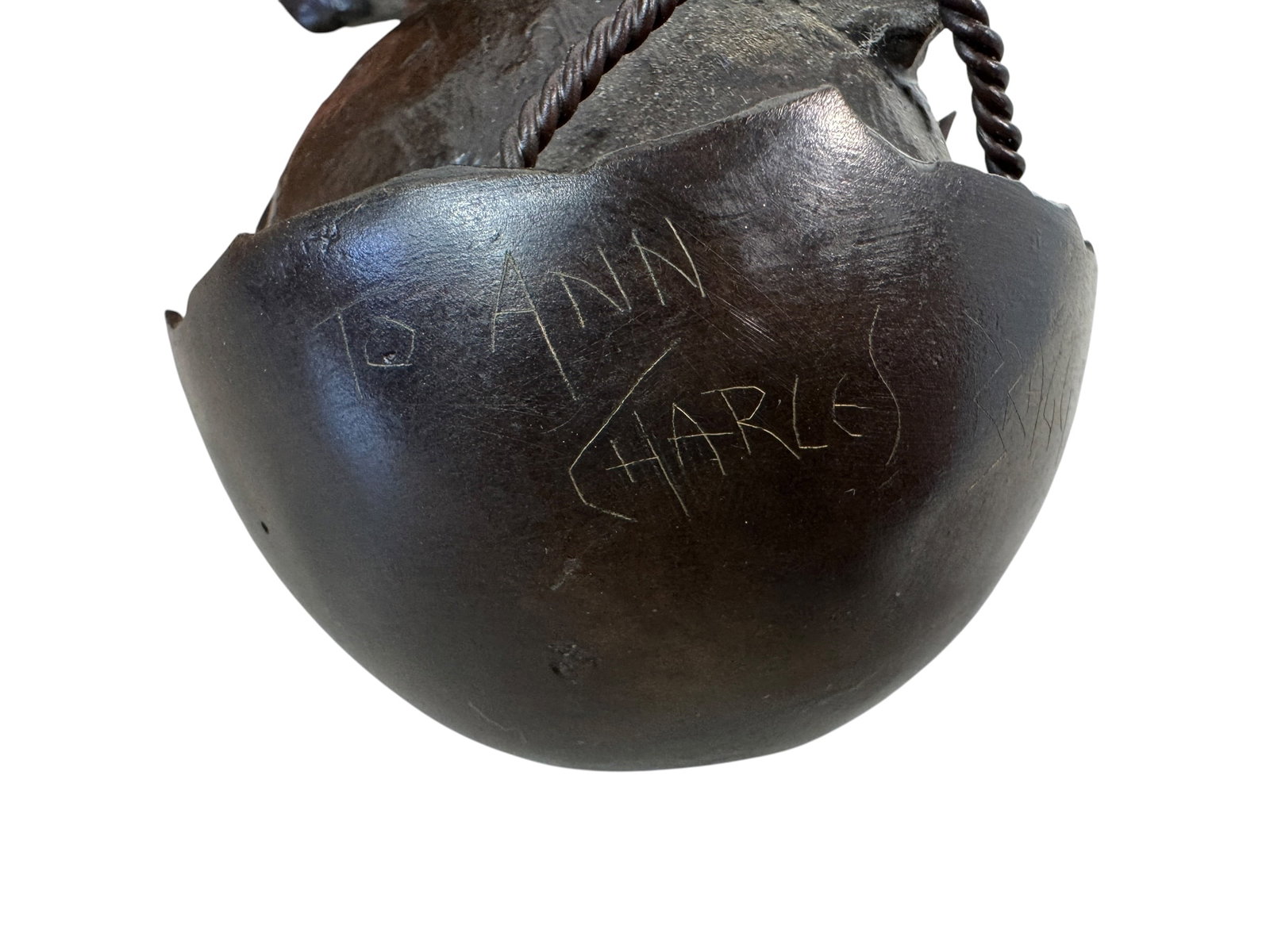 Charles Bragg Bronze "Deviled Egg" Sculpture - 8