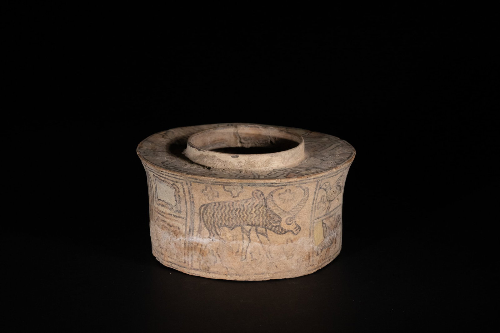 An Indus Valley Painted Terracotta Jar, Circa 2500Ã¢â‚¬â€œ2000 BCE (1 of 4)