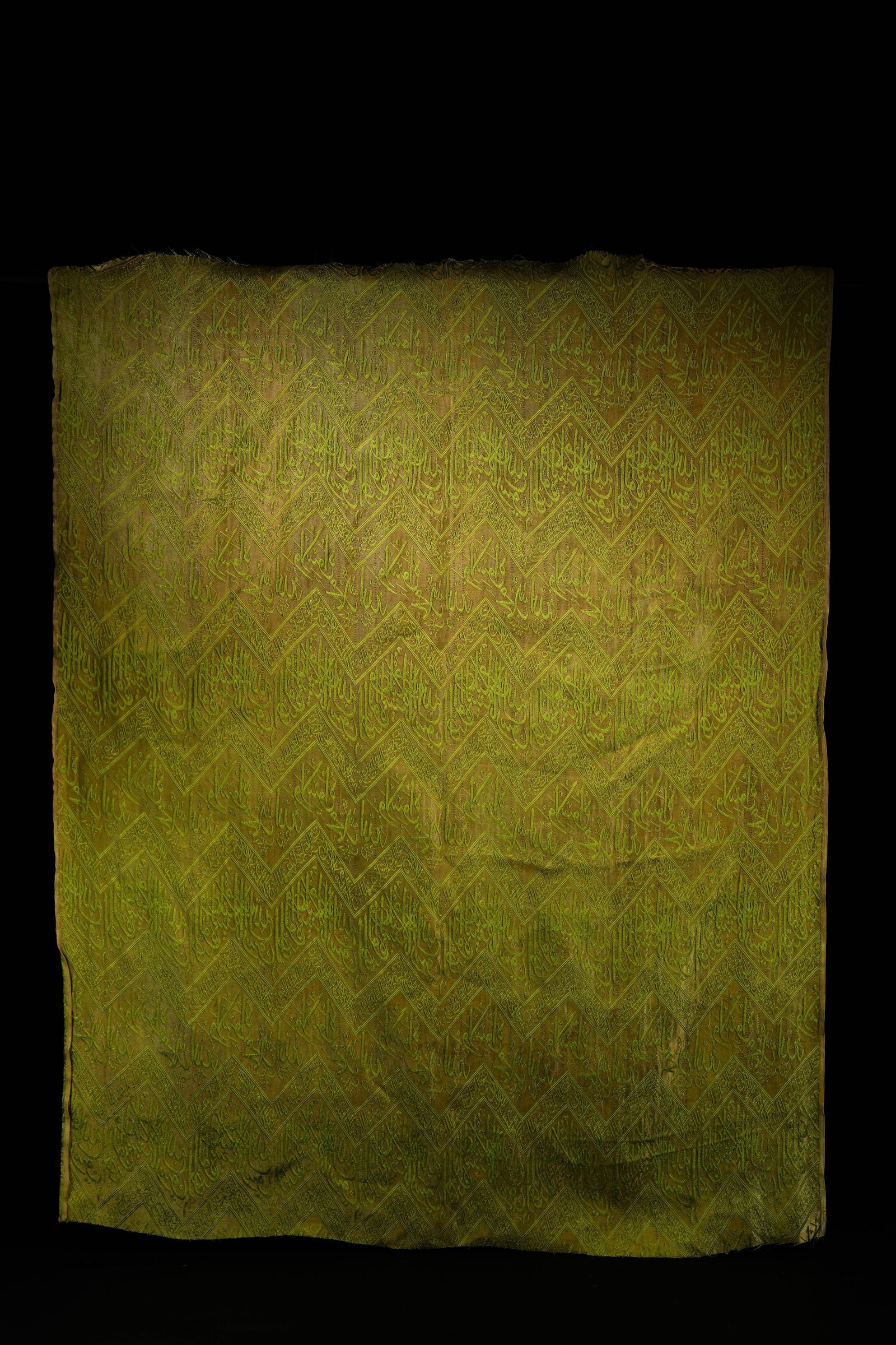 An Ottoman Fragment of the Kaaba Kiswa, 20th Century (1 of 3)