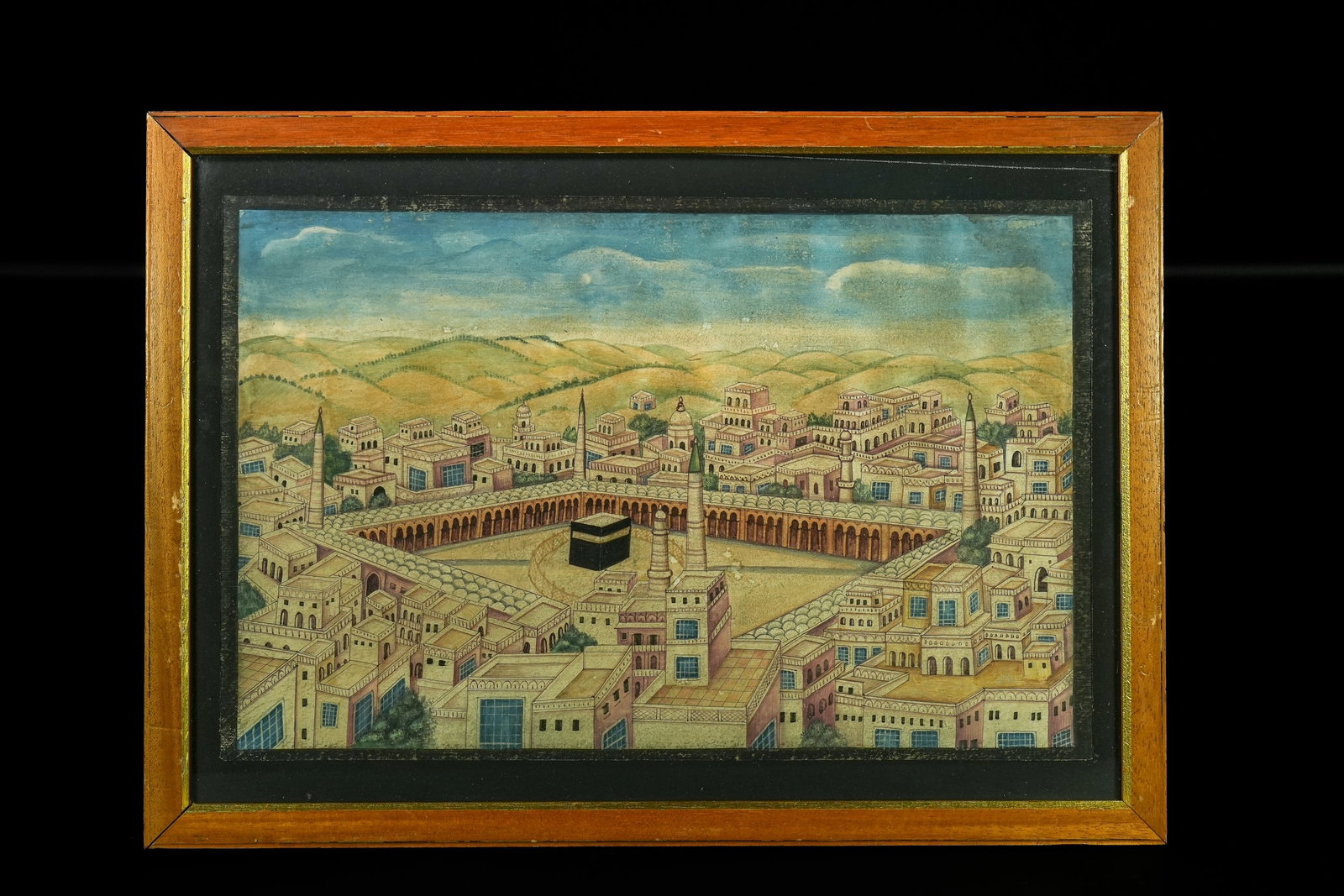 An Indian Painting of the Holy Kaaba, Mecca, 19th Century (1 of 1)