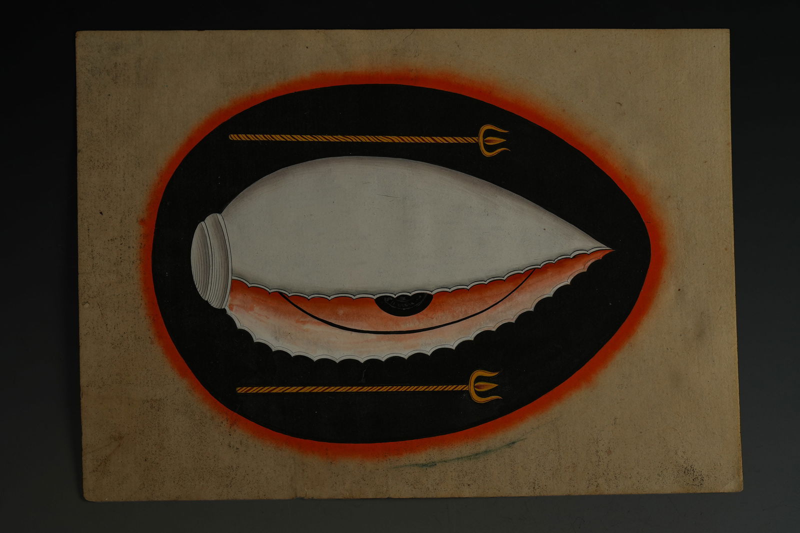 An Indian Tatntric Folio of 'Shankha and Trishula', 19th-20th Century. (1 of 1)