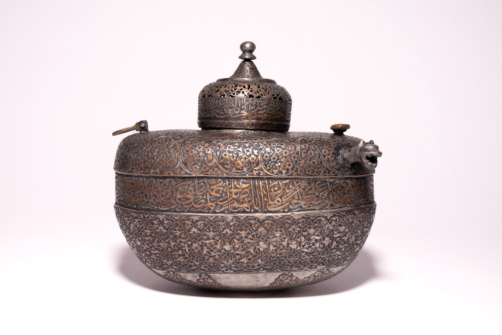 A PERSIAN COPPER KASHKUL, 18TH-19TH CENTURY.. (1 of 6)