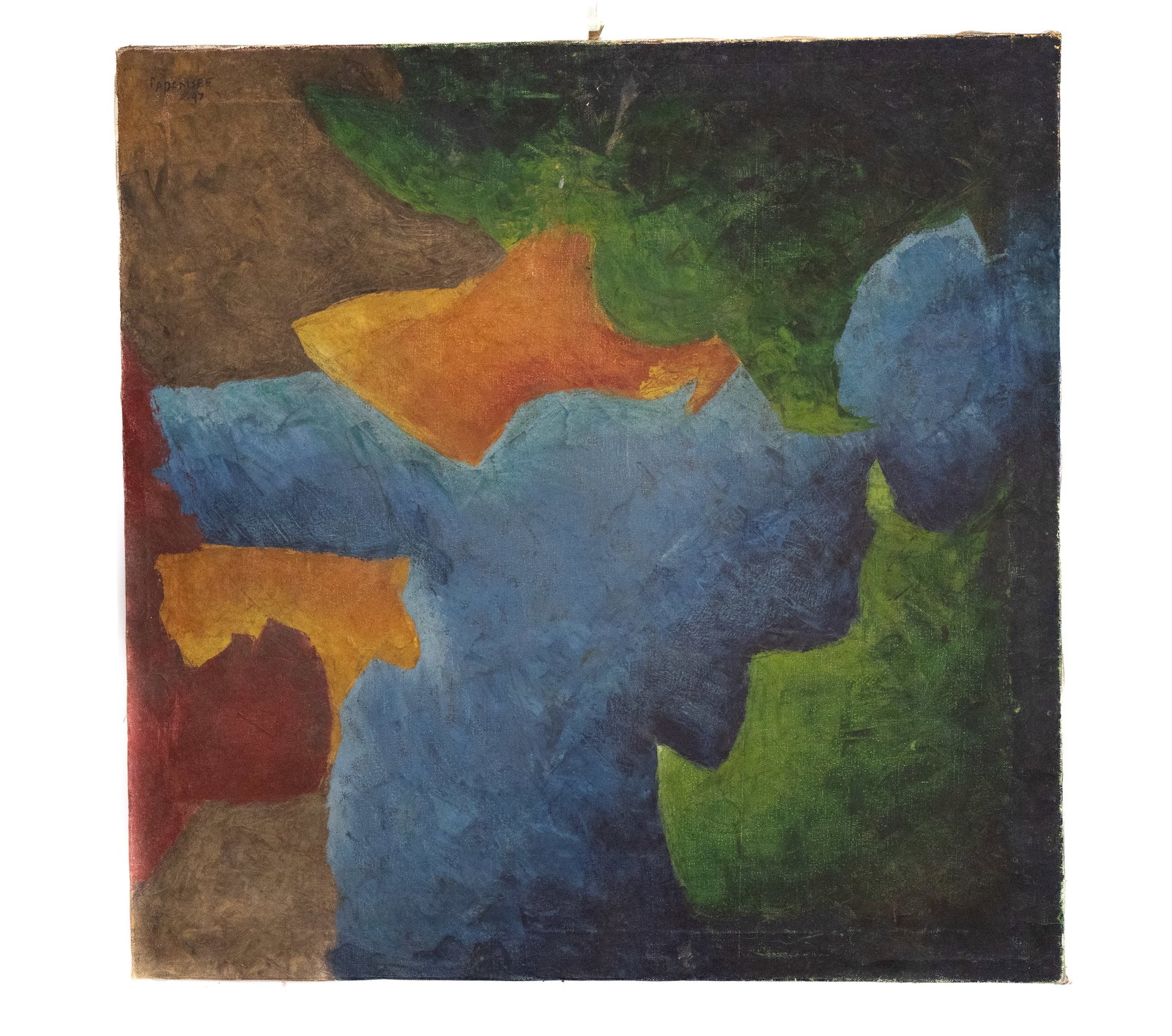 'UNTITLED' - AKBAR PADAMSEE (1928â€“2020), OIL ON CANVAS. (1 of 2)