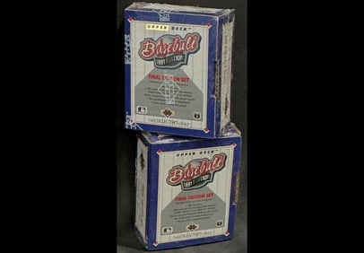 1991 Upper Deck Baseball Complete Set; two packs Factory Sealed