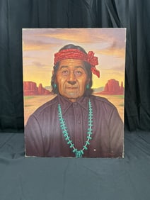 "Hopi" By Fred Duran - Original Oil On Canvas (22" X 28")