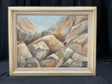 Abstract Mountain Landscape