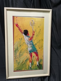 The Big Serve by Leroy Neiman
