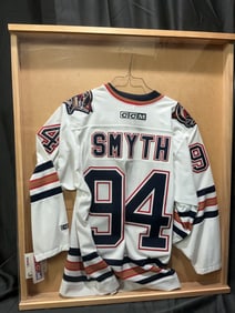 Framed Ryan Smyth #94 Autographed Edmonton Oilers CCM Hockey Jersey