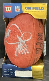 John Elway Autographed Wilson 'On Field' Authentic NFL Game Ball Ð With Original Box
