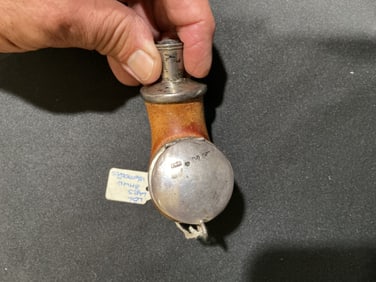 19th Century Swedish Silver-Mounted Pipe by Lars Öhlin (Västerås, 1831–1844)