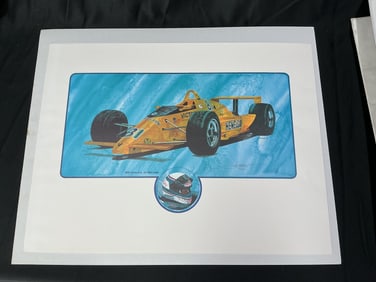 D.R. Shuck (1991) “Billy Vukovich III Memorial” Limited Edition Racing Print