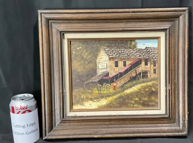 Rustic Mill Scene by Fred Moore