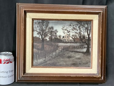 Rural Homestead in Winter by Fred Moore