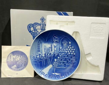 1968 Bing & Grøndahl Christmas Plate "Juleaften 1968"