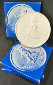 Set of (3) M.I. Hummel Goebel Collectors' Club Member Bas-Relief Plaques