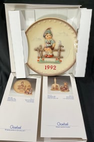 1992 M.I. Hummel Annual Plate "Wayside Harmony" by Goebel (Hum 288)