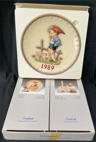 1989 M.I. Hummel Annual Plate "Farm Boy" by Goebel (Hum 285)