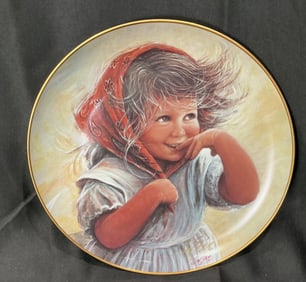 1982 "Wendy" Limited Edition Collector Plate by Sue Eaton, American Legacy Ltd.