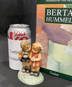 Berta Hummel Figurine "Sweet Song" by Goebel - Boy and Girl with Bird