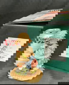 Berta Hummel Figurine "Love" BH 11 by Goebel - Boy and Girl Embrace