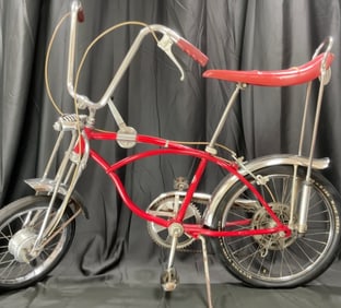 Vintage February 1969 Schwinn Sting-Ray Apple Krate 5-Speed Stik-Shift Bicycle (Serial BE30973)