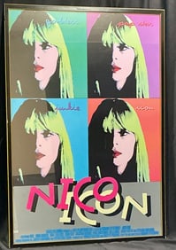 "Nico Icon" 1995 Original Movie Poster-Pop Art Style Framed