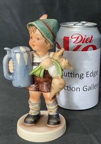 Goebel Hummel "Farm Boy" Figurine Hum 194, U.S. Zone Germany