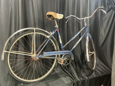 Vintage 1966 Schwinn Traveler 3-Speed Bicycle (Blue)