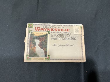 Souvenir of Waynesville The Beautiful and Vicinity in the Land of the Sky, North Carolina