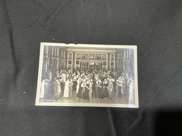 Vintage Cadet Hop, West Point, N.Y. Real Photo Postcard