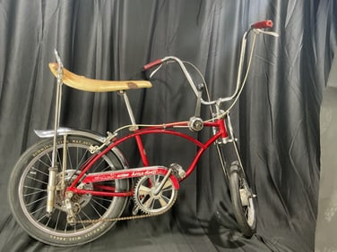 Vintage 1968 Schwinn “Apple Krate” Sting-Ray Bicycle – Original Red Banana Seat Model