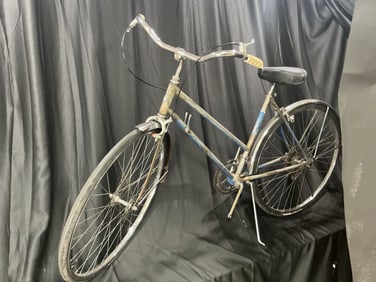 Vintage 1965 Schwinn Suburban 10-Speed Bicycle (Blue)