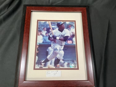 Gates Brown Signed Detroit Tigers Framed Photo (MLB Hologram)