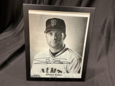 Shawn Estes Signed San Francisco Giants Framed Photo